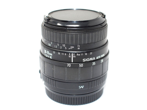 Sigma zoom f - zoom, mm